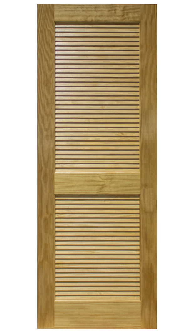 Louvered Pine Door
