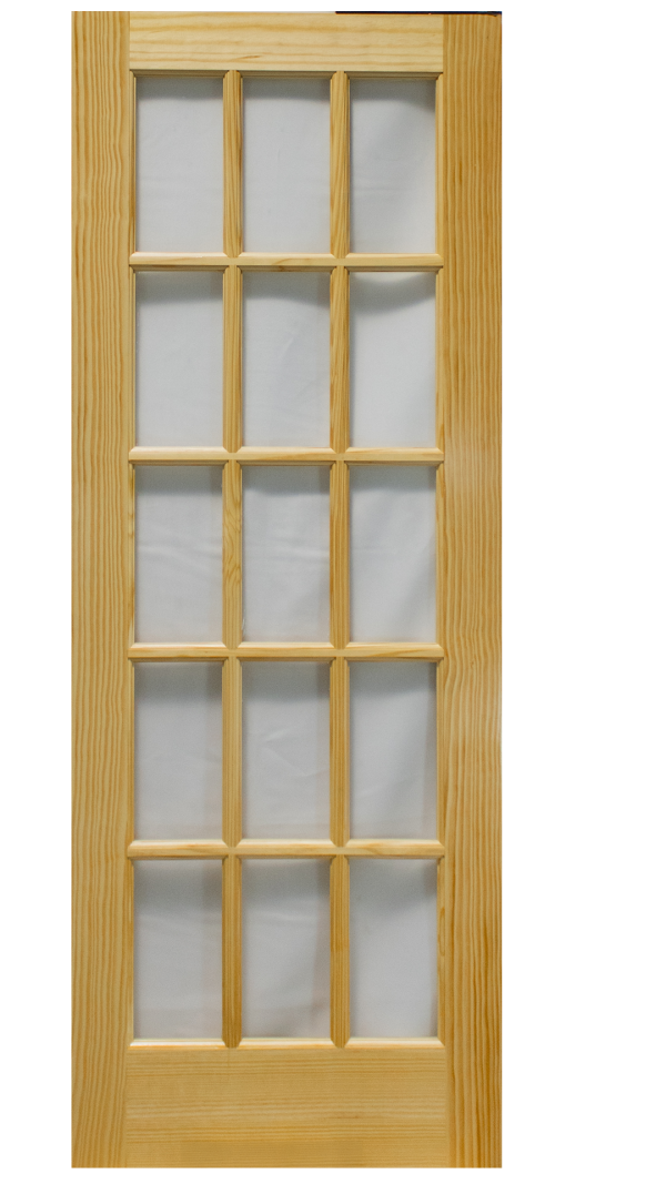 15-Lite Pine Door (Special Order)