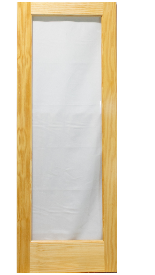1-Lite Clear Pine Door (Special Order)