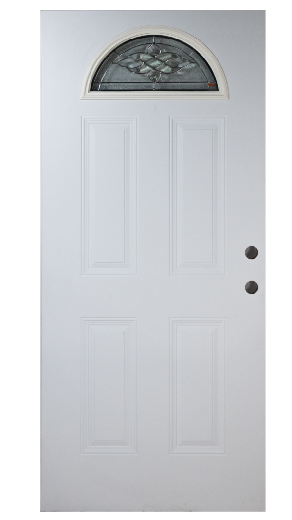Fan Top Zinc Metal Door