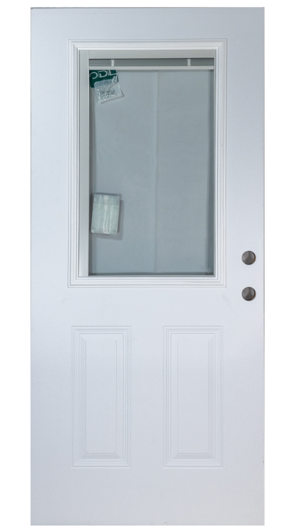 25X15 3-Lite Craftsman With Shelf Mahogany Door