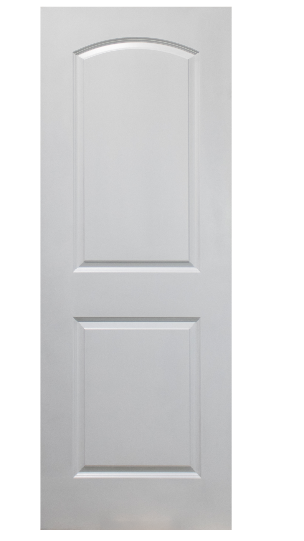 2-Panel Round Top Smooth Hollow Core Door
