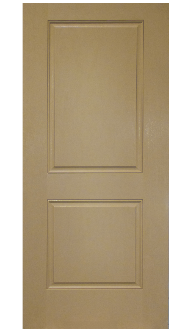 2-Panel Square Textured Fiberglass Door (Special Order)