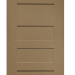 5-Panel Shaker Fir Textured Fiberglass Door