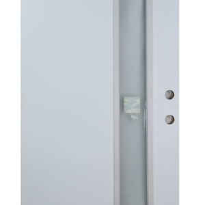 7X64 Frosted Metal Door