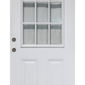 9-Lite Metal Door