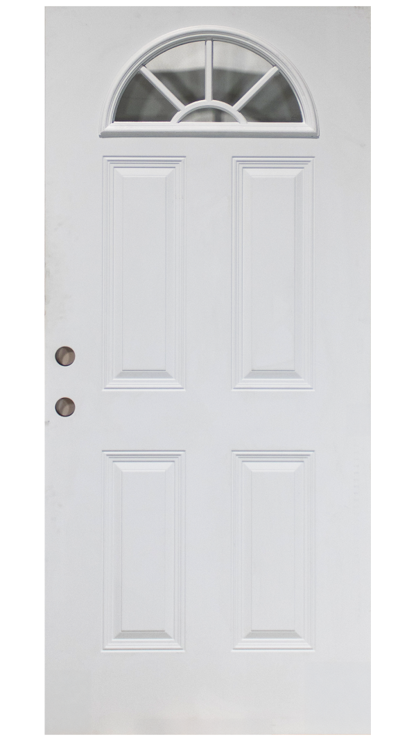 Fan Top Metal Door