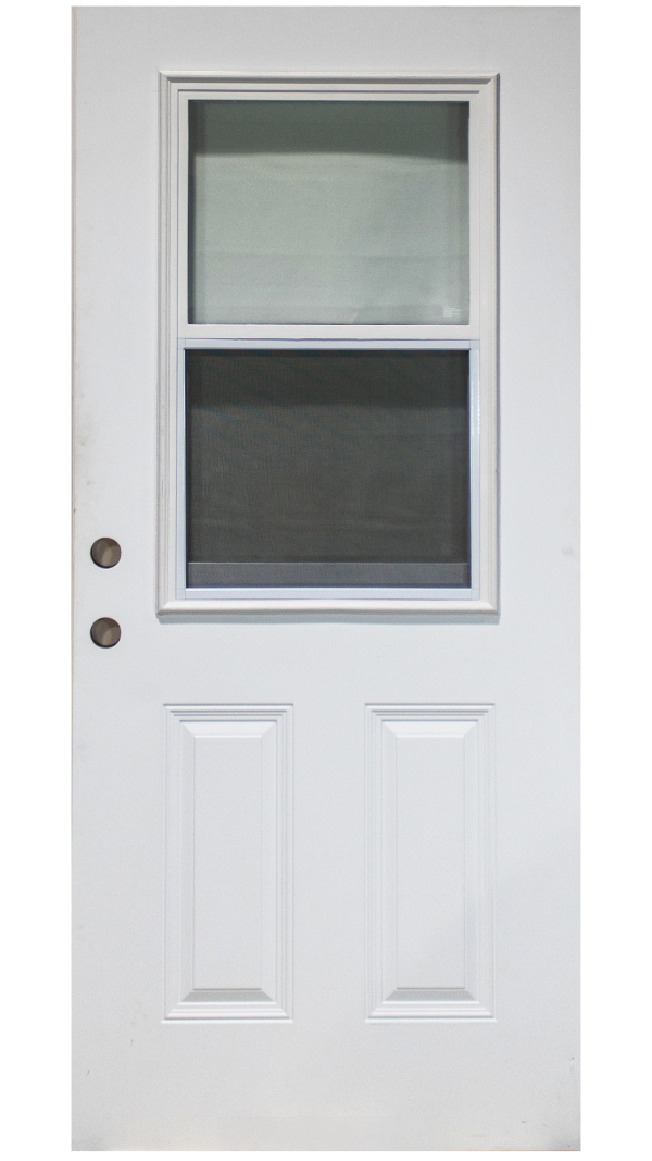 12X23 4-Lite Reflecta Mahogany Door