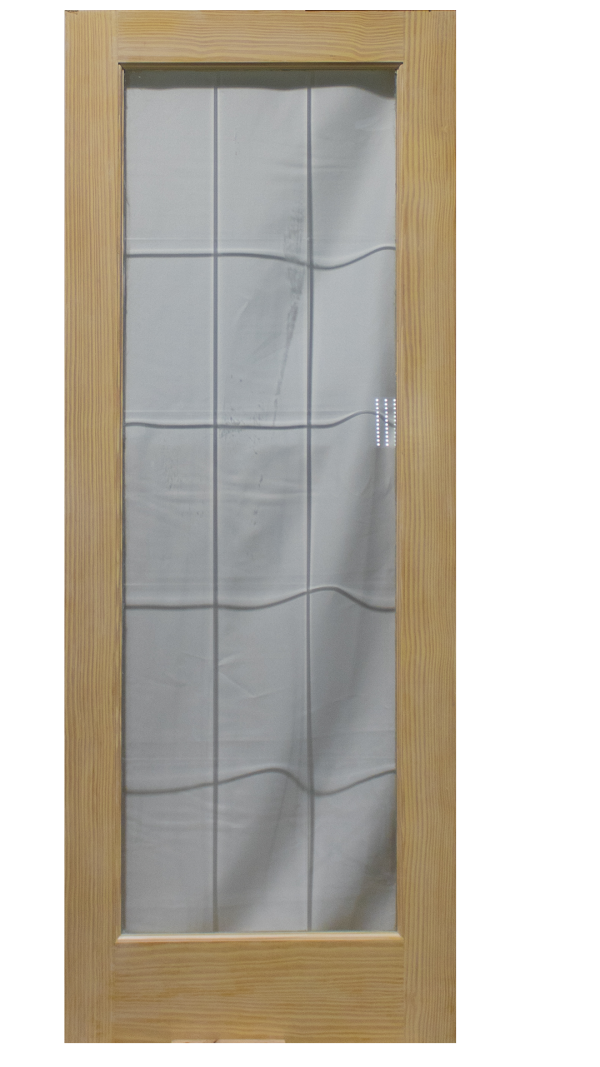 15-Lite V-Grooved Pine Door (Special Order)